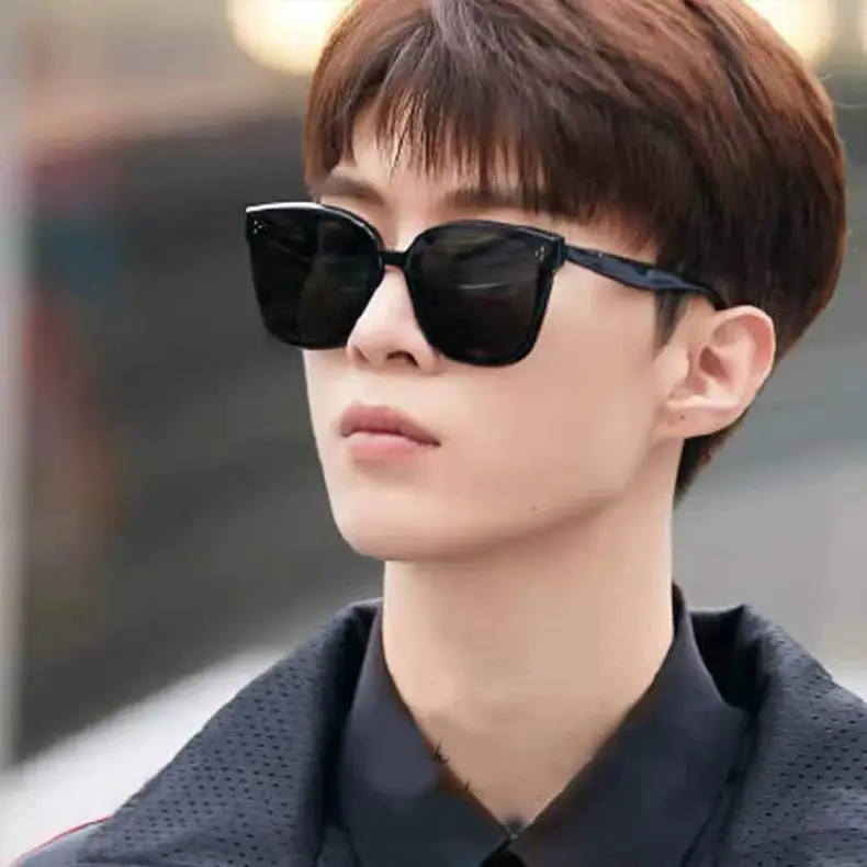 Unisex Anti-UV Square Sunglasses Black Polarized — feature 4