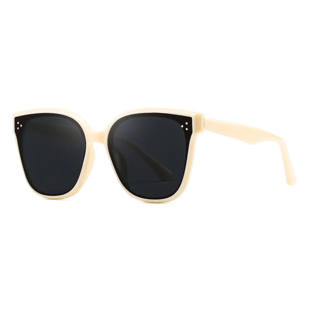 Unisex Anti-UV Square Sunglasses Black Polarized - Image 3