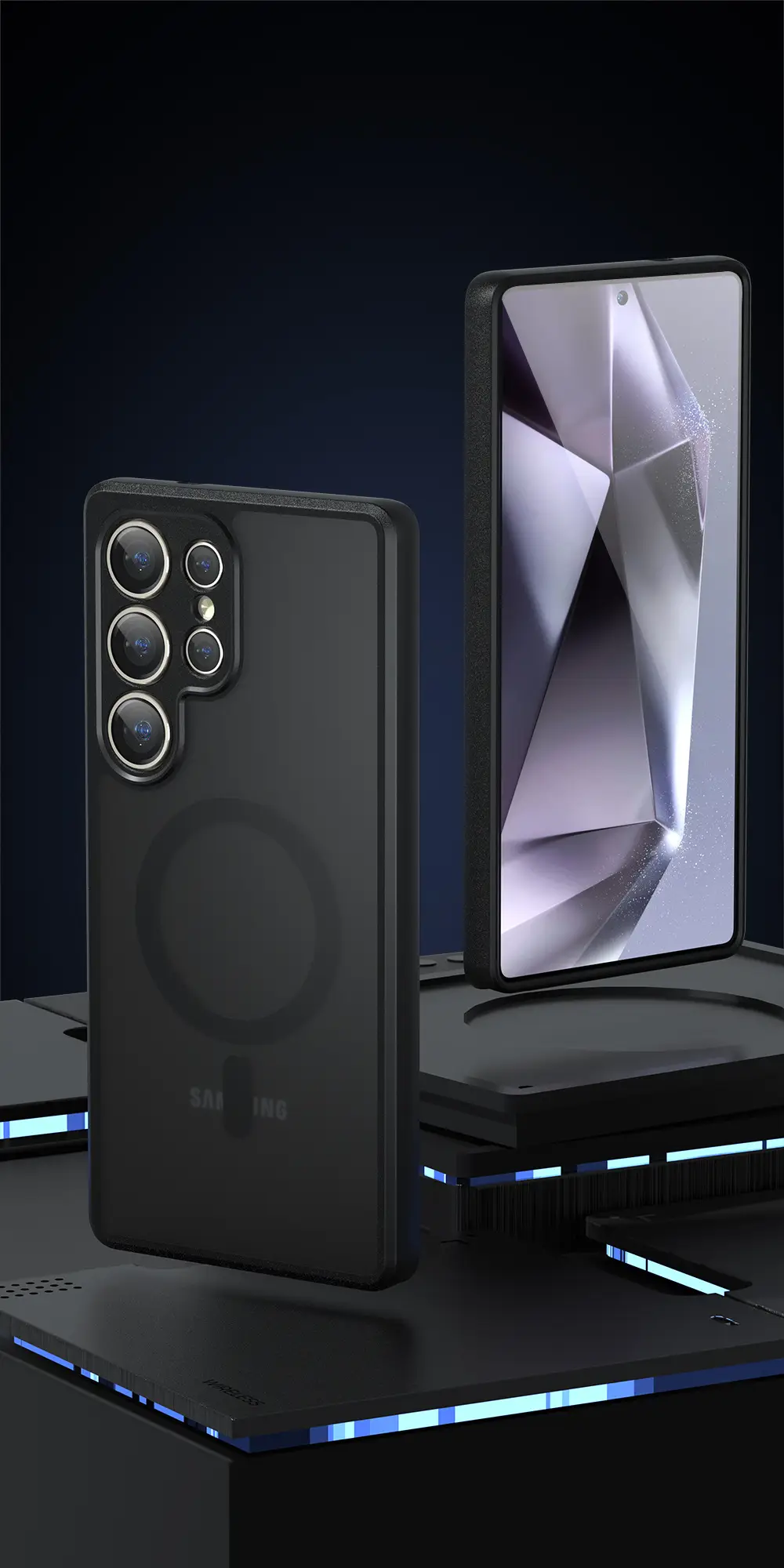 Samsung S25 Ultra Magnetic Phone Case Frosted Black — feature 10