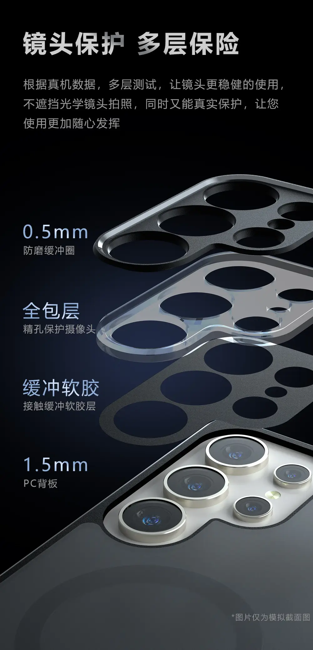 Samsung S25 Ultra Magnetic Phone Case Frosted Black — feature 9