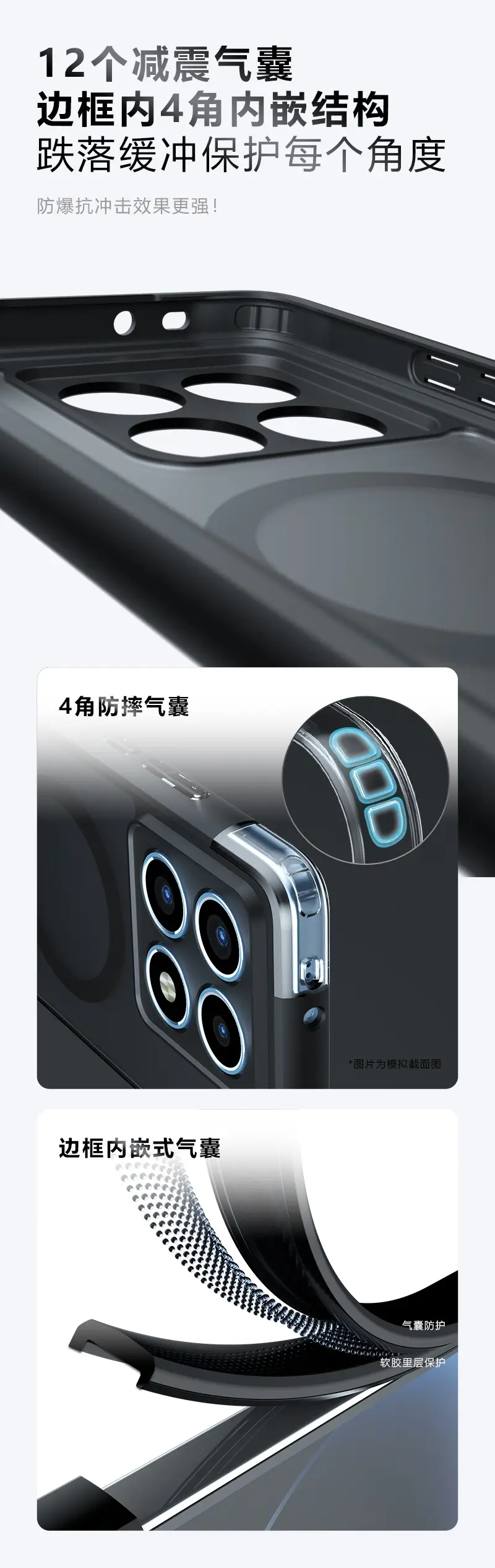 Xiaomi 14t Pro Magnetic Phone Case Anti-Fall Protective — feature 2