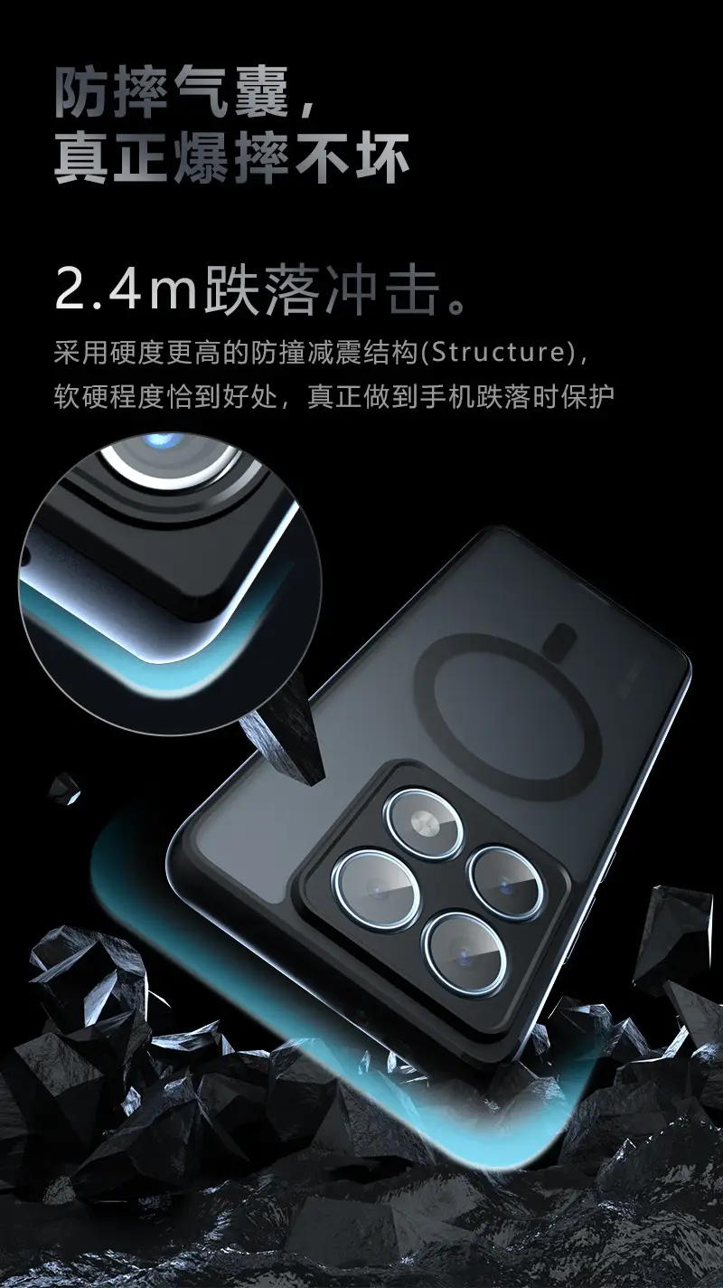 Xiaomi 14t Pro Magnetic Phone Case Anti-Fall Protective — feature 4