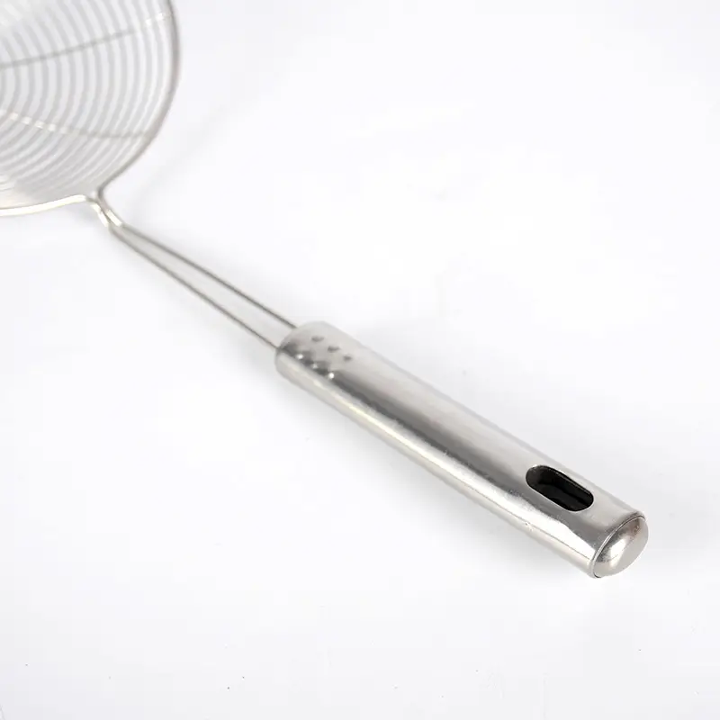 Stainless Steel Wire Mesh Strainer with Anti-Scald Handle