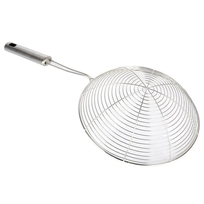 Stainless Steel Wire Mesh Strainer with Anti-Scald Handle