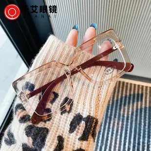 Qianai Anti-Blue Light Glasses Retro Double Bridge Pilot Flat Eye Frame — feature 4