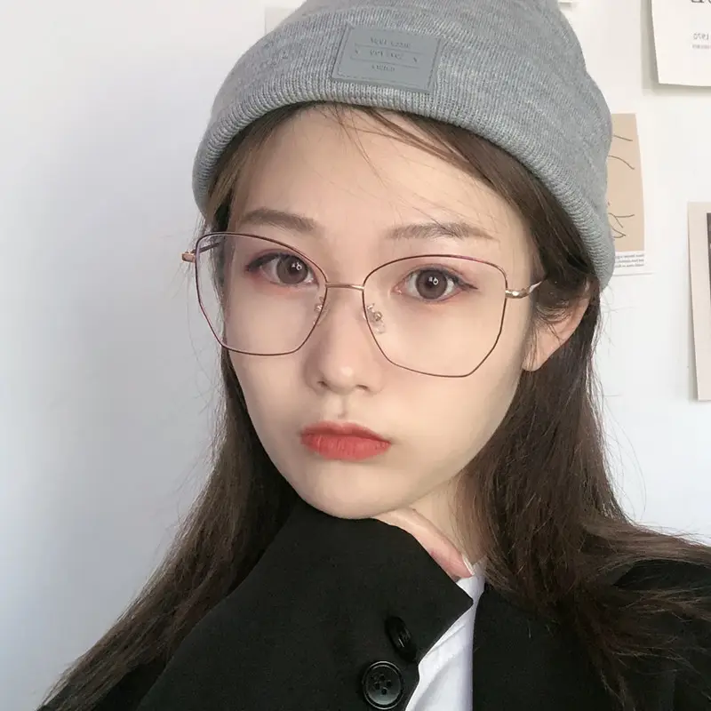 Korean Style Thin Frame Anti-blue Glasses for Women