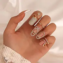 Five-Pointed Star Alloy Ring for Women — feature 1
