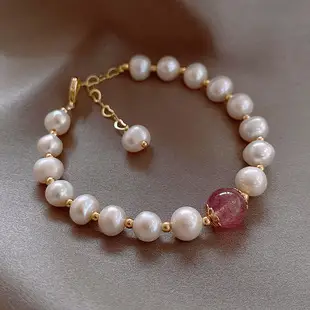 14K Gold Plated Pearl Bracelet for Women — feature 27