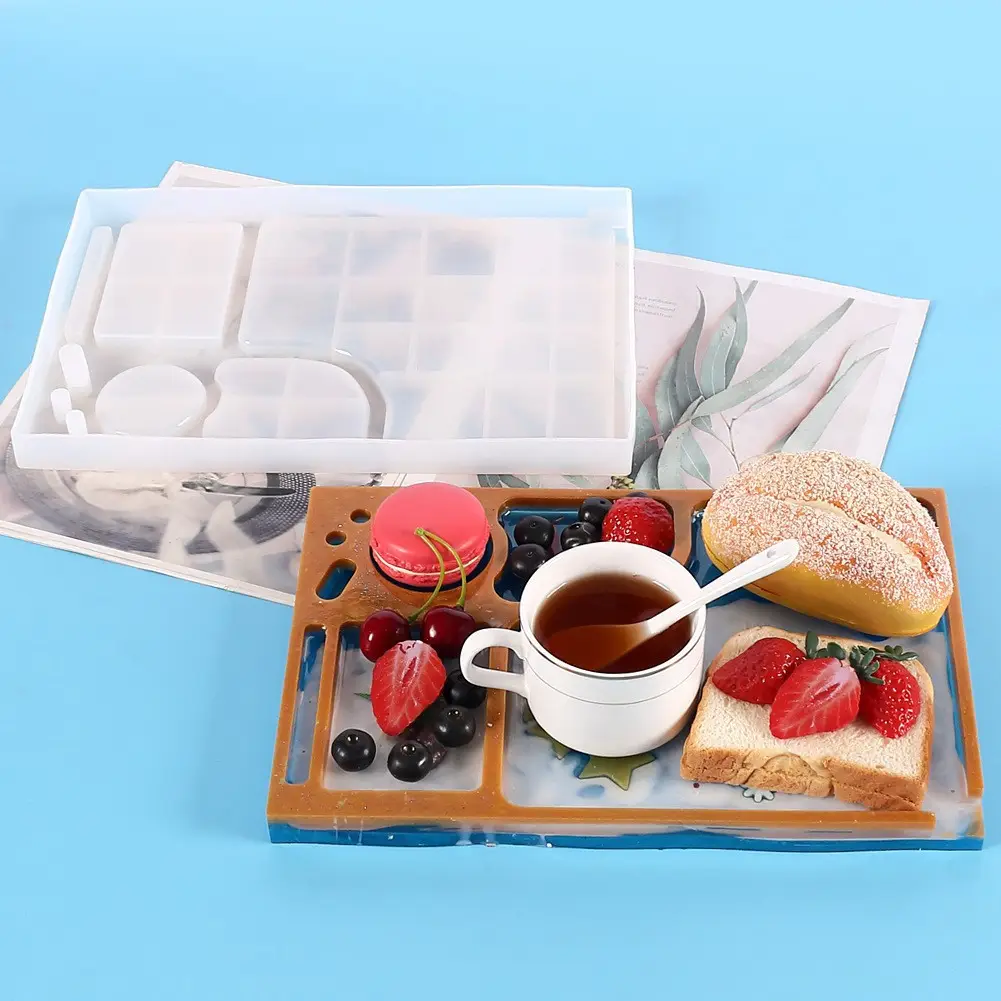 Crystal Drop Glue Mirror Tray Mold for DIY Jewelry - Image 9