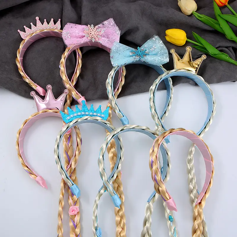 Frozen Elsa Princess Hairband with Princess Bow - Image 12