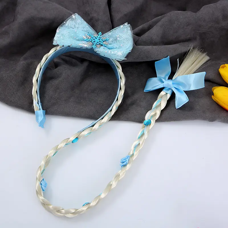 Frozen Elsa Princess Hairband with Princess Bow - Image 3