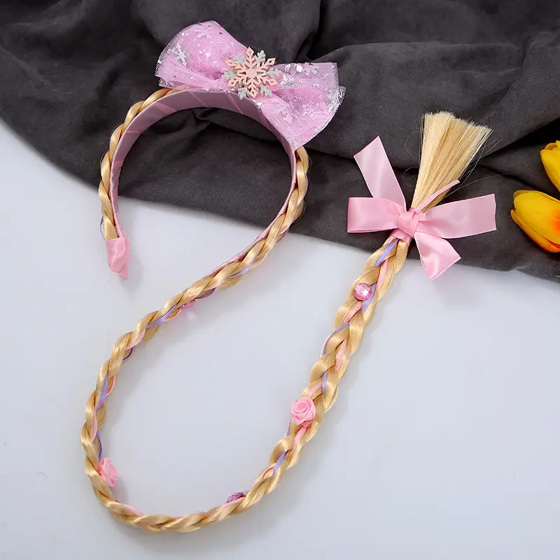 Frozen Elsa Princess Hairband with Princess Bow - Image 4