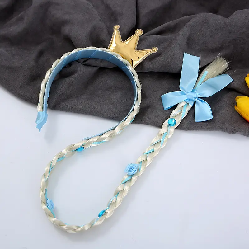 Frozen Elsa Princess Hairband with Princess Bow - Image 5
