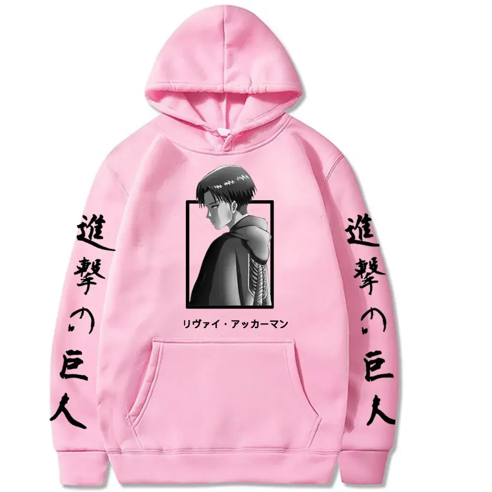 Men's Yellow Attack on Titan Hooded Sweatshirt - Image 12