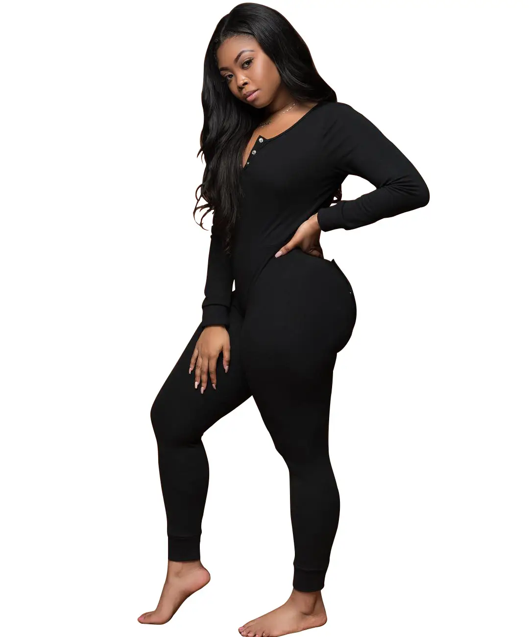 Pink Flapper Long Sleeve Jumpsuit with Colorful Boots — feature 11