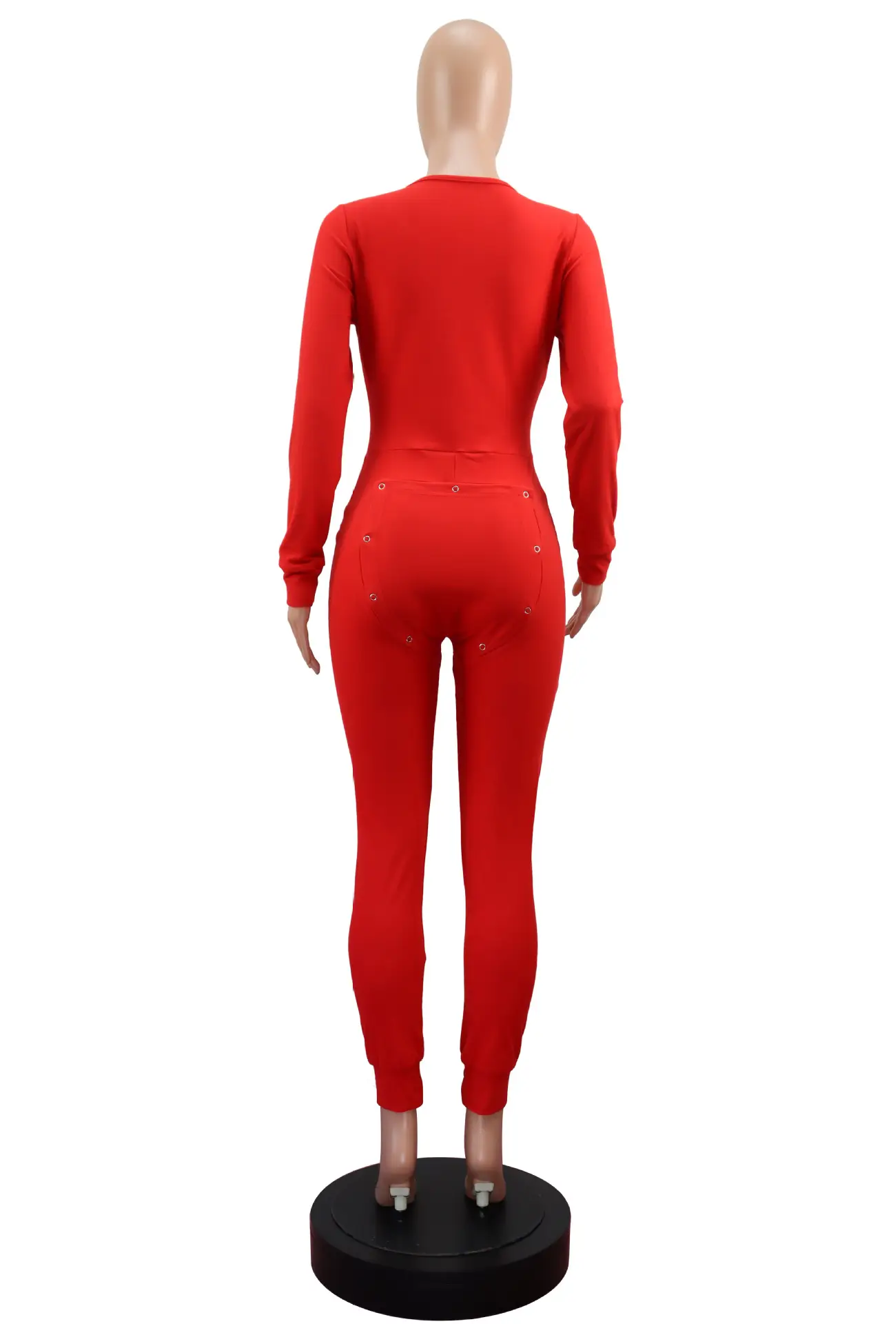 Pink Flapper Long Sleeve Jumpsuit with Colorful Boots — feature 21