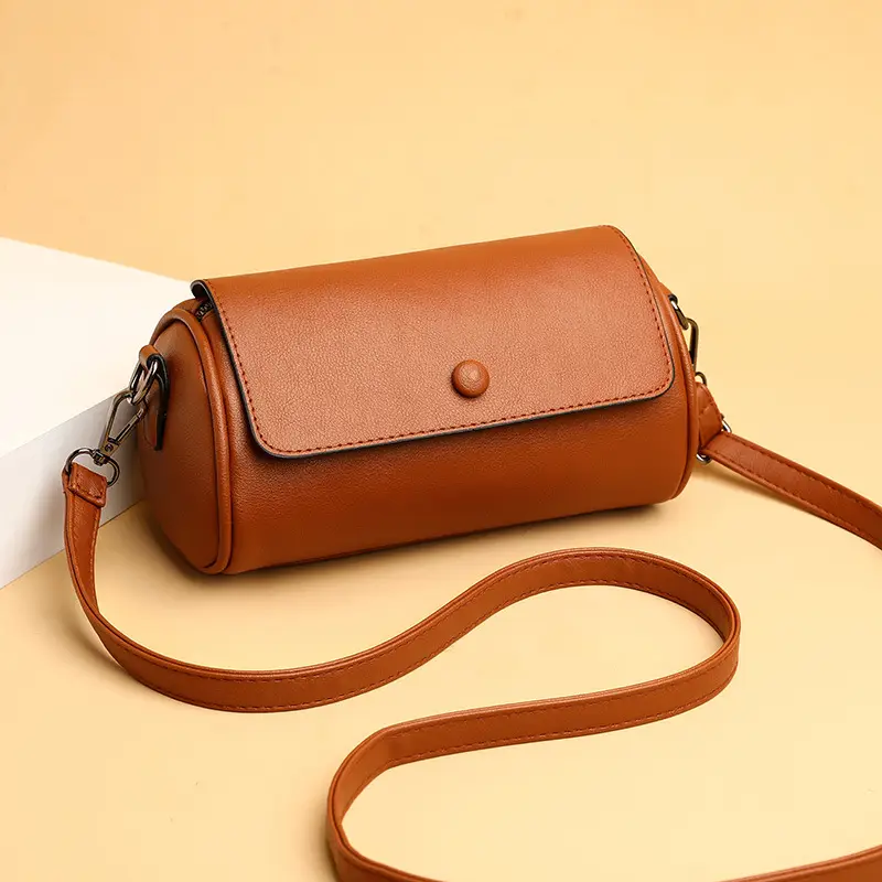 Women's Crossbody Bag Brown Soft Leather 2025 - Image 7