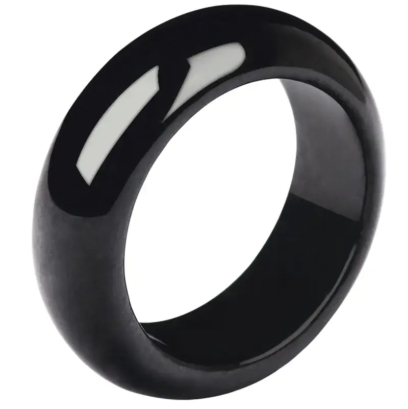 Jadeite Ink Jade Ring for Men Women Ice Jade Wholesale - Image 5