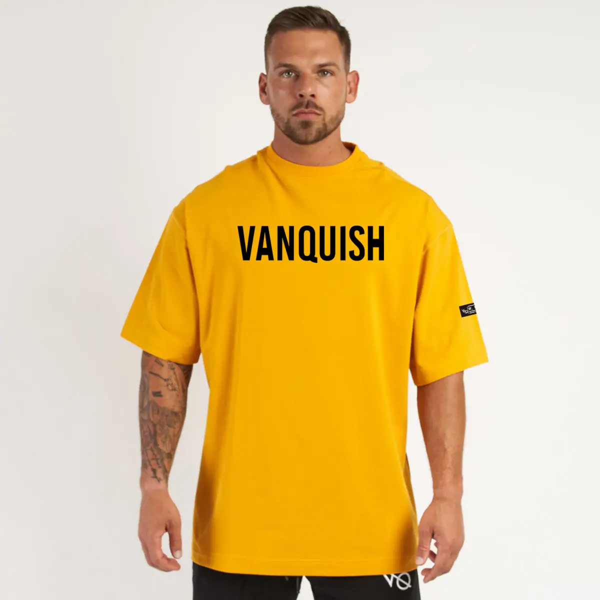 New Muscle Fitness Grey T-Shirt Loose Large - Image 4