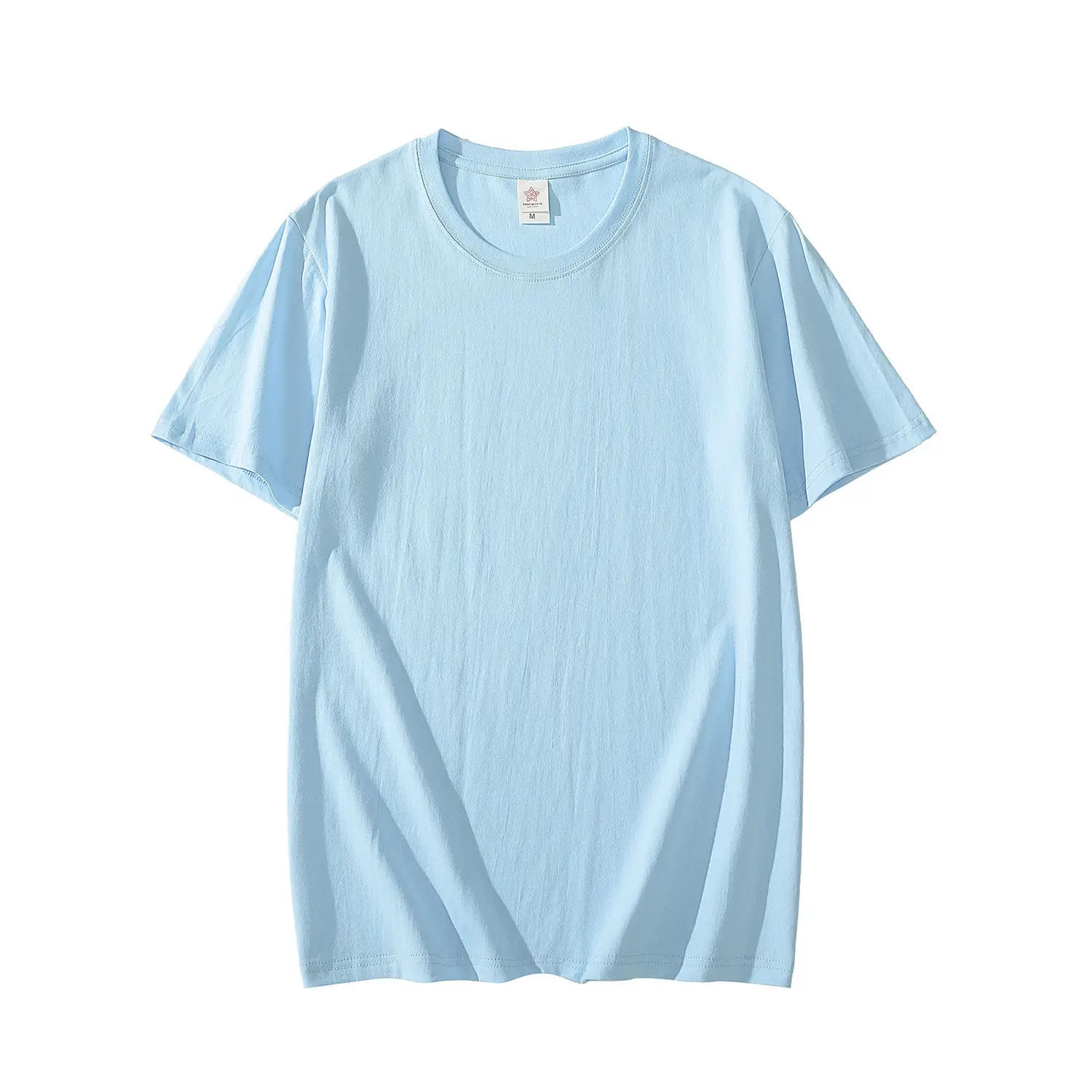 Purple Hang Mingze 200g Cotton T-Shirt - Image 5