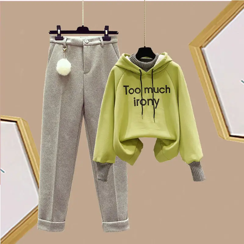 Spot Velvet Hoodie & Pants Set for Girls — feature 2