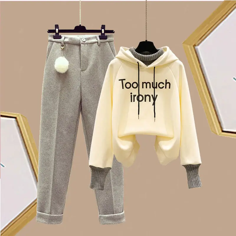 Spot Velvet Hoodie & Pants Set for Girls — feature 3
