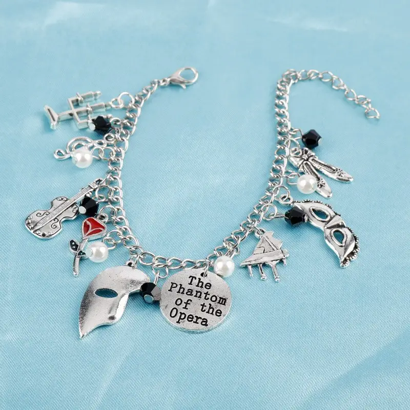 Silver Phantom of the Opera Bracelet for Women - Image 3