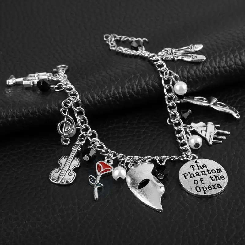 Silver Phantom of the Opera Bracelet for Women - Image 4