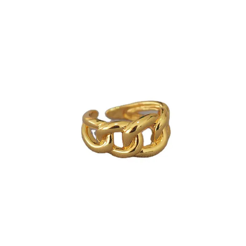 Golden Cold Style Open Finger Ring for Men - Image 5