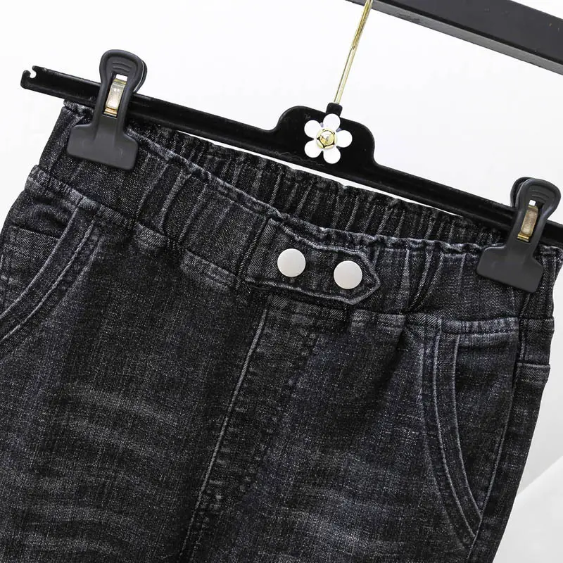 Women's Elastic Waist Jeans Winter 200kg