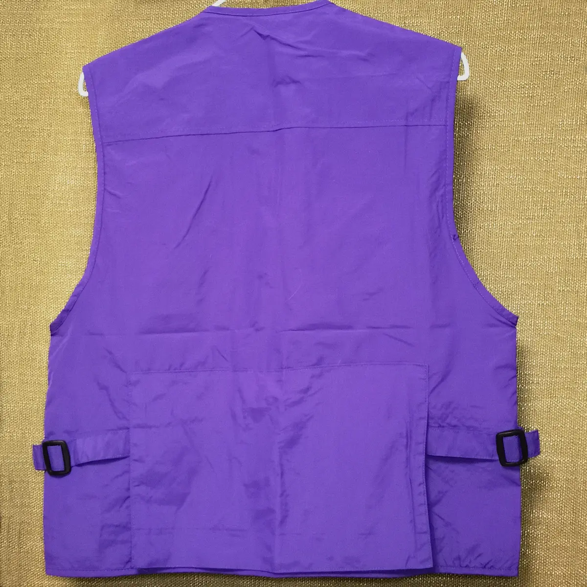 Men's Beige Printed Vest with 5 Pockets — feature 17
