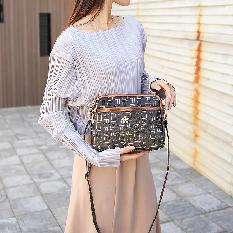 Korean Print Crossbody Bag for Women Large Capacity - Image 8
