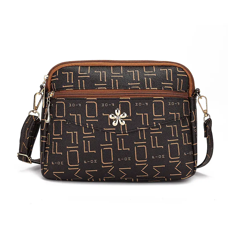 Korean Print Crossbody Bag for Women Large Capacity - Image 11