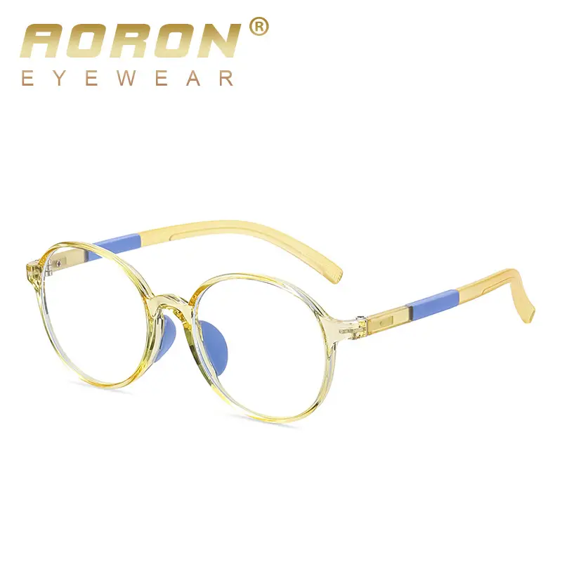 TR Anti-Blue Light Glasses for Men Women Flat Frame - Image 6