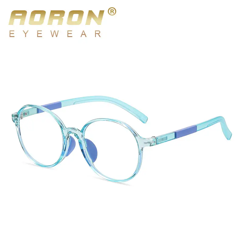 TR Anti-Blue Light Glasses for Men Women Flat Frame - Image 3