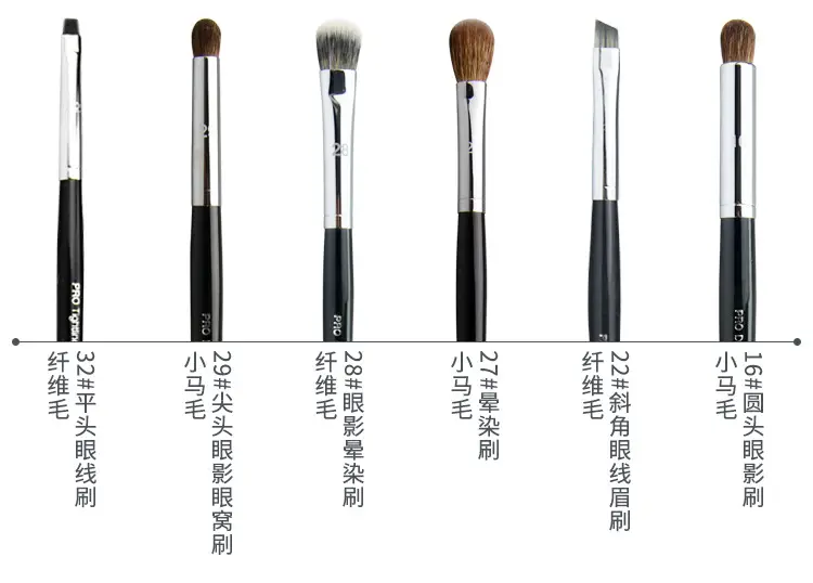 Cangzhou Makeup Brush Set for Foundation, Contour, Shadow & Eyeshadow — feature 10