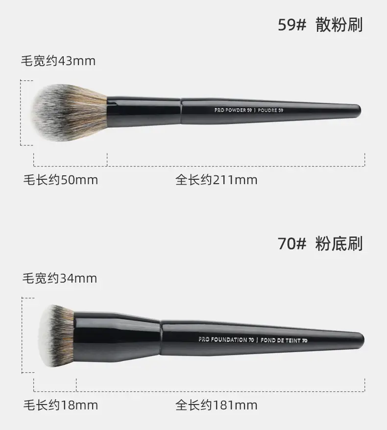 Cangzhou Makeup Brush Set for Foundation, Contour, Shadow & Eyeshadow — feature 14