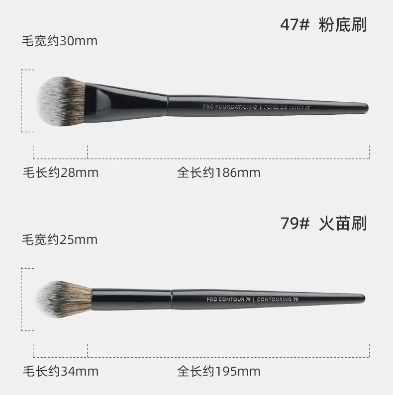 Cangzhou Makeup Brush Set for Foundation, Contour, Shadow & Eyeshadow — feature 16