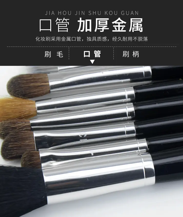 Cangzhou Makeup Brush Set for Foundation, Contour, Shadow & Eyeshadow — feature 6