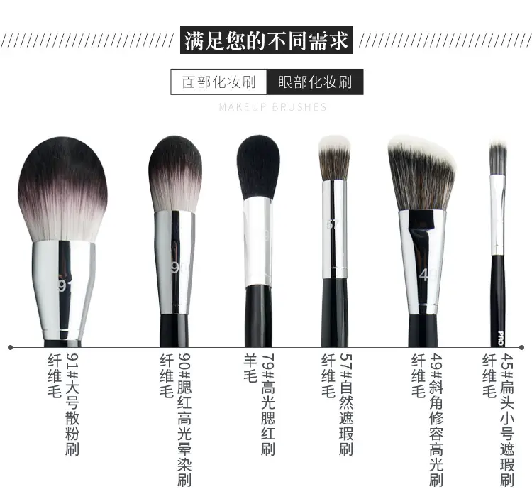 Cangzhou Makeup Brush Set for Foundation, Contour, Shadow & Eyeshadow — feature 9