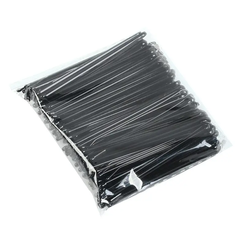 100 Pcs Black Hair Clips for Men Women