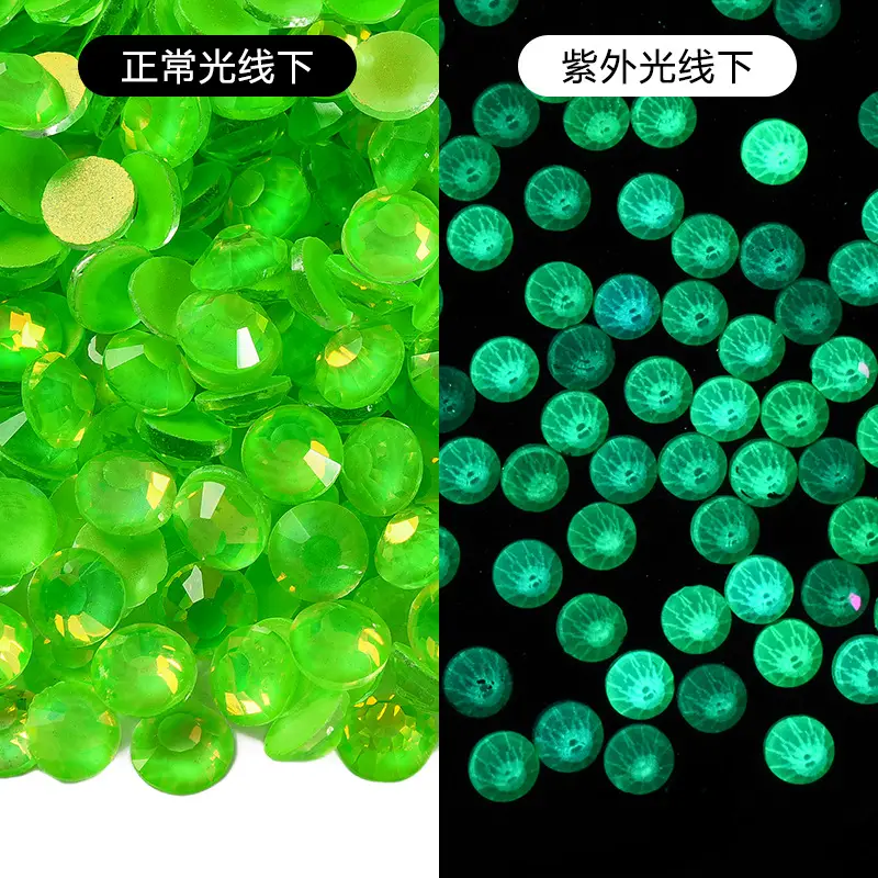 Fluorescent AB Glass Drill Crystal Drill Mobile Phone Accessories - Image 12