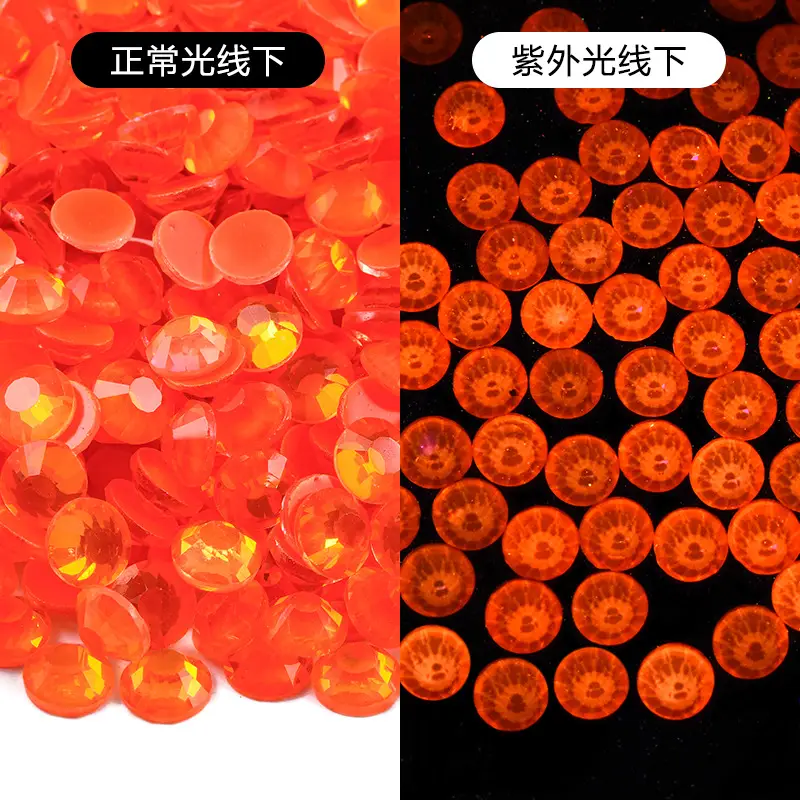 Fluorescent AB Glass Drill Crystal Drill Mobile Phone Accessories - Image 14