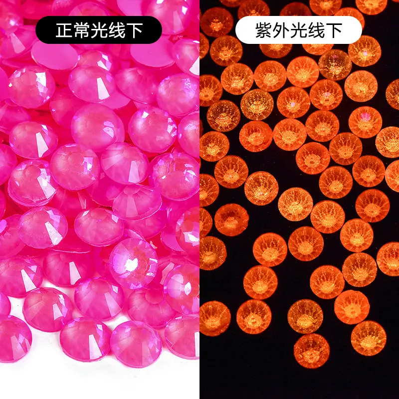 Fluorescent AB Glass Drill Crystal Drill Mobile Phone Accessories - Image 3