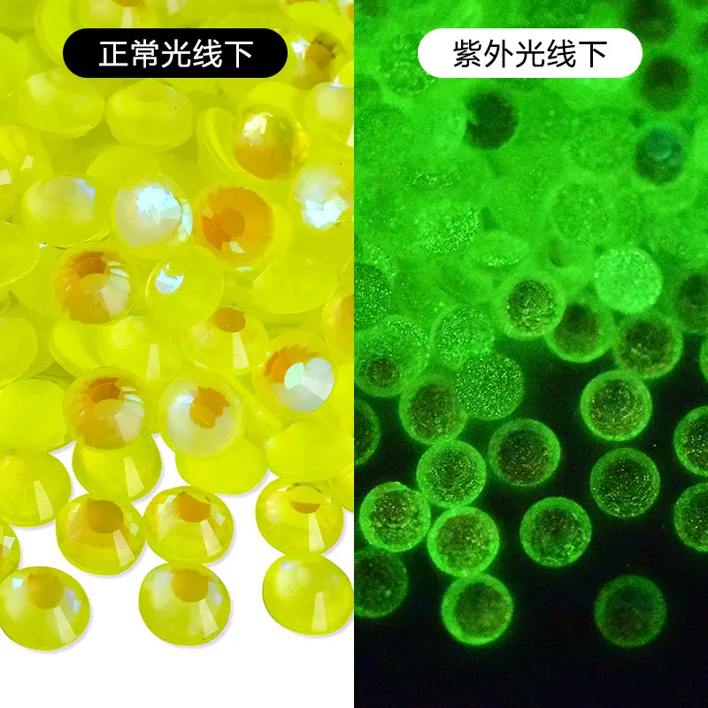 Fluorescent AB Glass Drill Crystal Drill Mobile Phone Accessories - Image 4