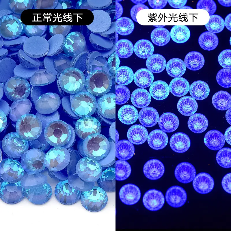 Fluorescent AB Glass Drill Crystal Drill Mobile Phone Accessories - Image 6
