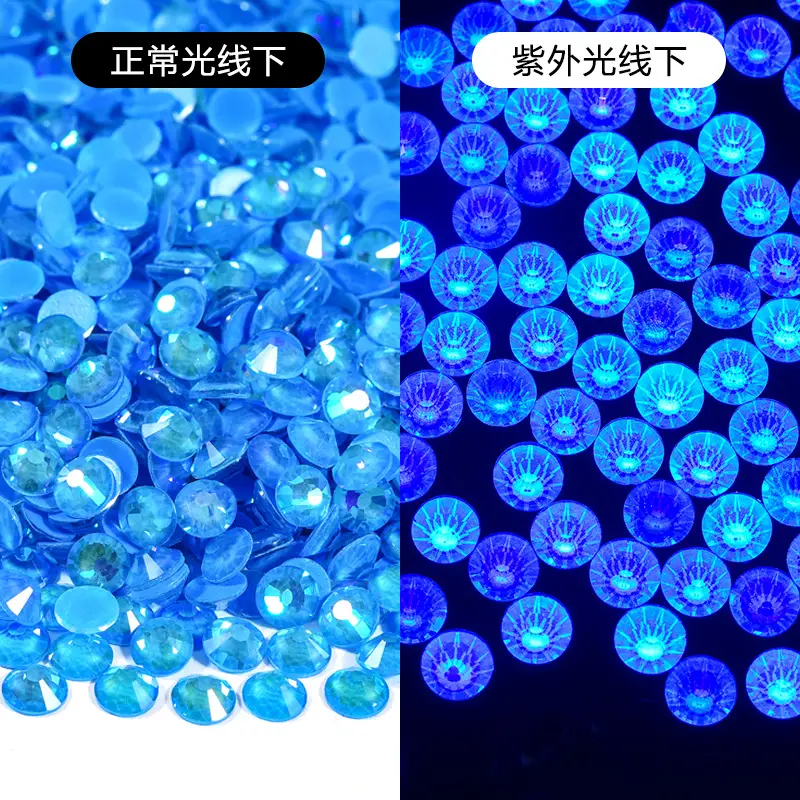 Fluorescent AB Glass Drill Crystal Drill Mobile Phone Accessories - Image 8