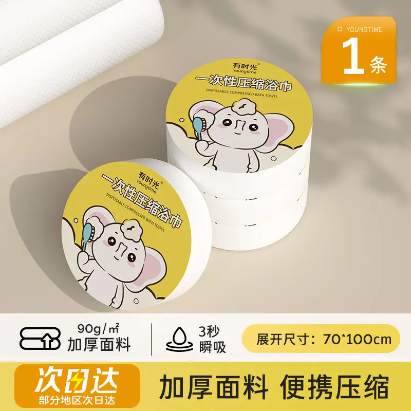 Time Compressed Towel Thickened Disposable Face Wash Travel Pack - Image 6
