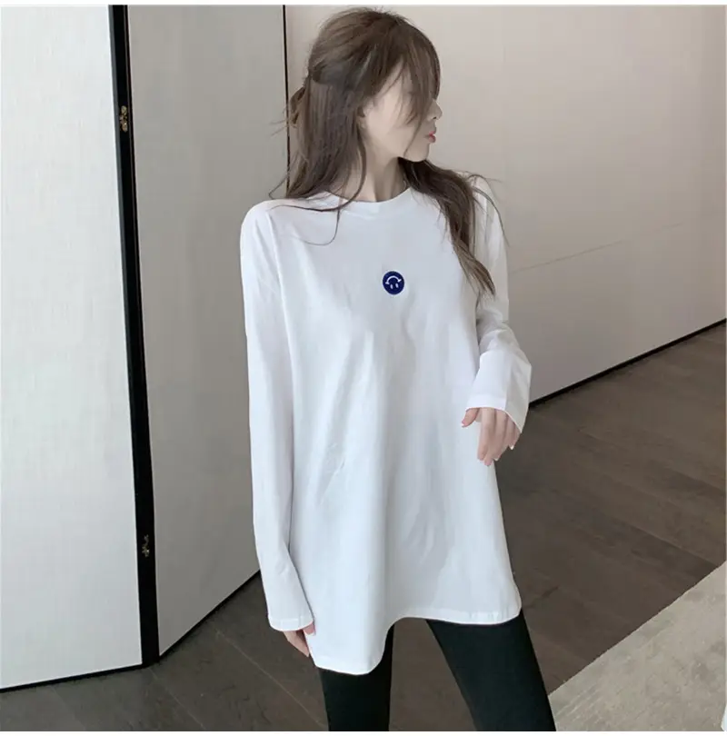 Fleece Lined White Women's Base Shirt Mid Length 2025 Winter — feature 12