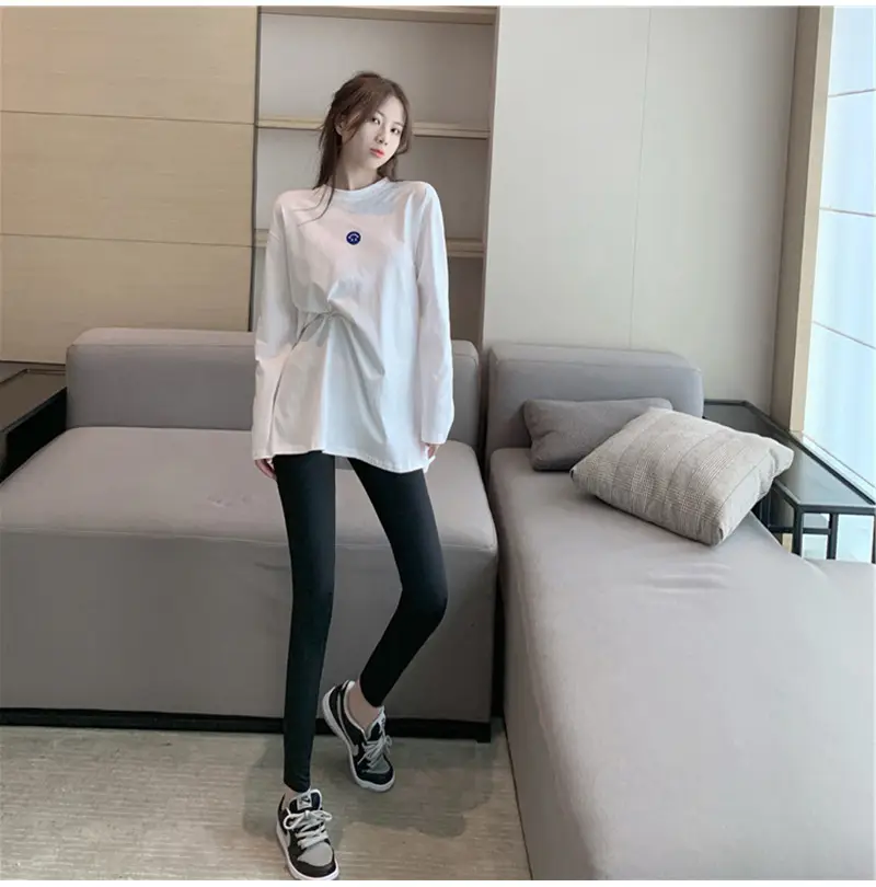Fleece Lined White Women's Base Shirt Mid Length 2025 Winter — feature 15